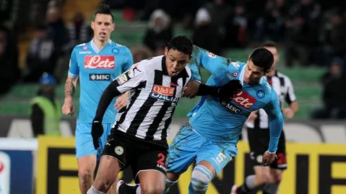 Momente de groază la derby-ul Napoli - Juve!** VIDEO Un jucător a căzut inconștient pe teren după un duel aerian cu un coechipier