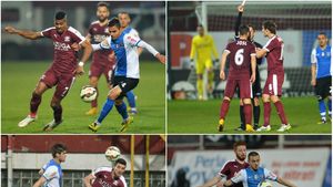 "Regele" fricos. Cu doi oameni mai mult pe teren timp de o repriză, Viitorul a remizat cu Rapid, scor 0-0
