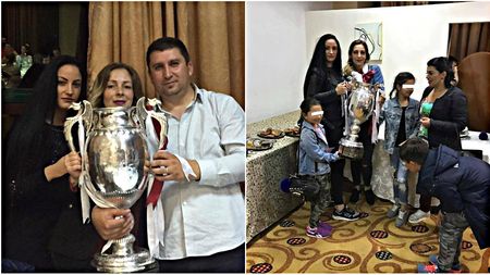 FOTO + VIDEO Dedicație pentru "noul Rapid": "A văzut toți și sărmanii / Cum joacă echipa Voluntarii". Surpriză: cine se laudă cu Cupa României câștigată de FC Voluntari. În acest timp, la Roma...