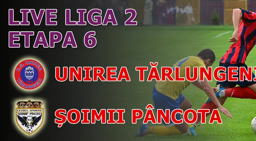 Unirea Tărlungeni - Șoimii Pâncota 2-1.** Trei puncte de aur pentru brașoveni