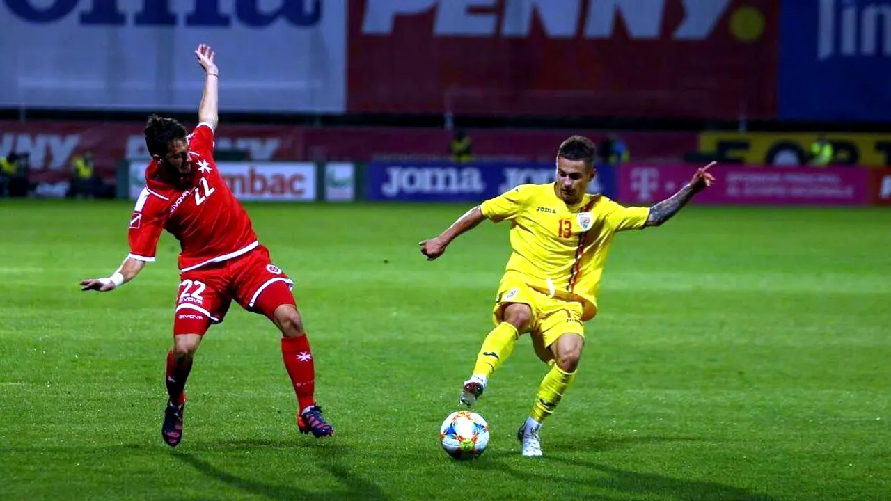 Gheorghe Hagi își freacă palmele! Alexandru Mățan și-a umilit adversarii în România U21 - Malta U21! Fază superbă de fotbalistul de la FC Viitorul | VIDEO