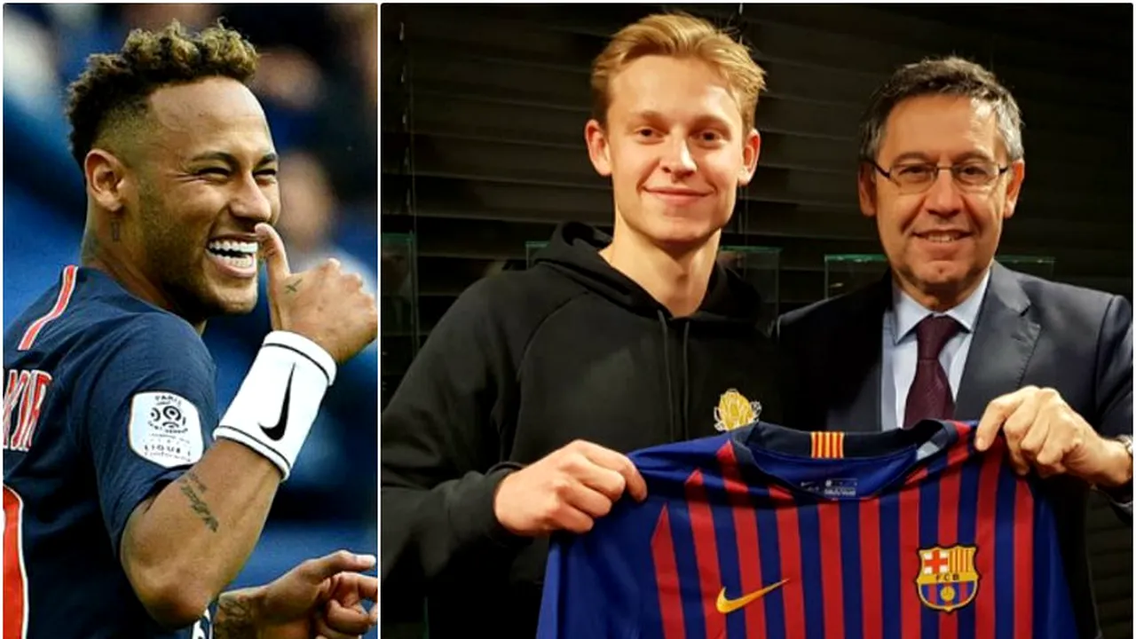 Barcelona s-a folosit de Neymar pentru a-l convinge pe De Jong să semneze! Metodă inedită folosită de catalani la negocieri