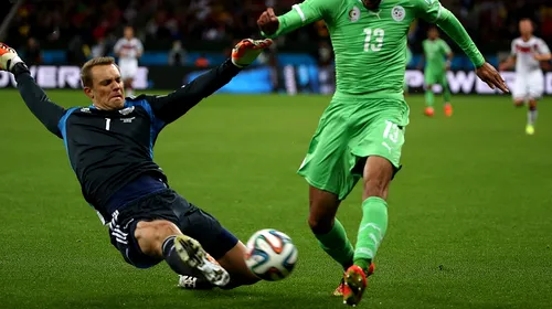 Becken-Neuer. Portarul nemților s-a jucat cu focul în meciul cu Algeria. „Boateng mi-a zis să mă calmez”