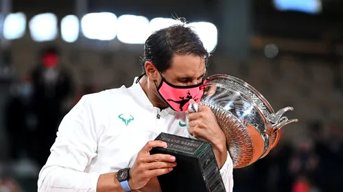 Emoție pură! Rafael Nadal, cu lacrimi în ochi după victoria magnifică de la Roland Garros: „E mai presus de cele mai frumoase gânduri” | VIDEO