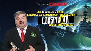 Experimentul Philadelphia / Conspirații cu gen. Emil Străinu – joi, 19 iunie, de la 22:00, LIVE pe YouTube CANCAN