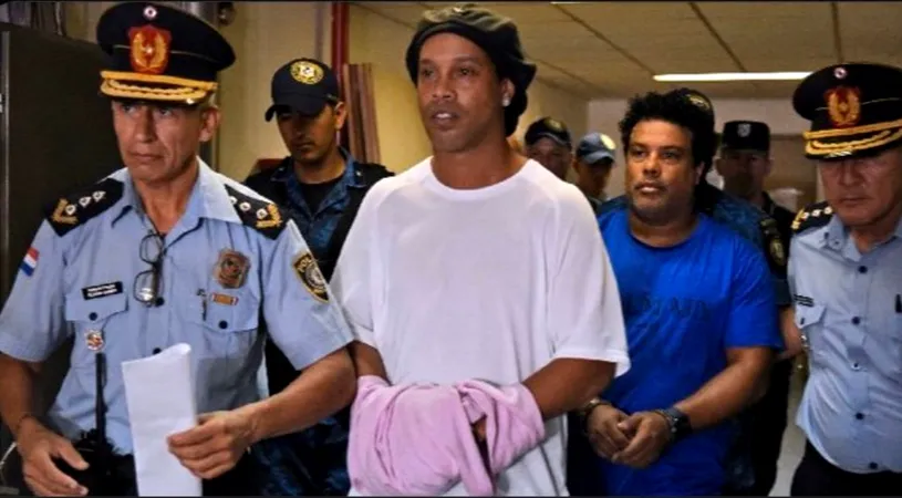 Ronaldinho rămâne după gratii! Justiția din Paraguay i-a respins apelul! Primele imagini cu „Dințosul” în închisoare. A băut alcool, a dat autografe și a câștigat un porc de 16 kilograme