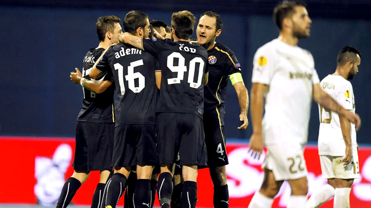 Ne-au rupt și de data Astra. Dinamo Zagreb - Astra 5-1. Campioana Croației a marcat 10 goluri în acest sezon, în 3 întâlniri cu românii