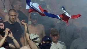 ȘOCANT!** Fanii unei echipe din Serbia au săpat un mormânt pe terenul de joc: "Nu pot să cred că cineva a avut o astfel de idee" FOTO