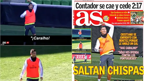 Probleme în Paradis! VIDEO INCREDIBIL | Ronaldo a explodat la adresa lui Benitez în timpul antrenamentului! Cum a înjurat CR7