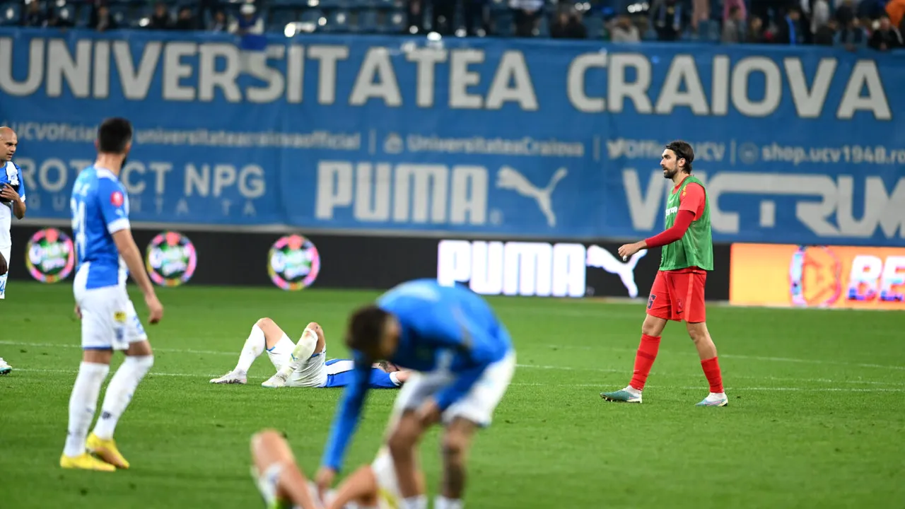 Universitatea Craiova i-a reziliat contractul unui jucător în plin play-off! Meciul cu FCSB a fost ultimul pentru el în Bănie: anunț oficial făcut de olteni