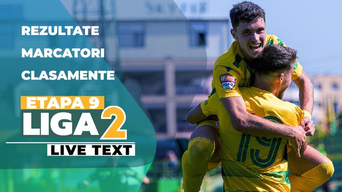 Liga 2, etapa 9 | Gloria Buzău câștigă pe un teren dificil, Chindia se impune lejer acasă. Ceahlăul și Concordia pierd puncte în deplasare, CSC Dumbrăvița revine pe loc de play-off