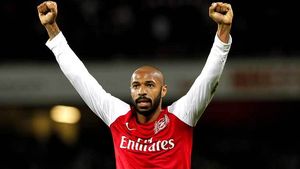 "Regele" s-a întors acasă. FOTO - Henry se antrenează cu Arsenal și englezii vorbesc deja de a treia "descălecare"