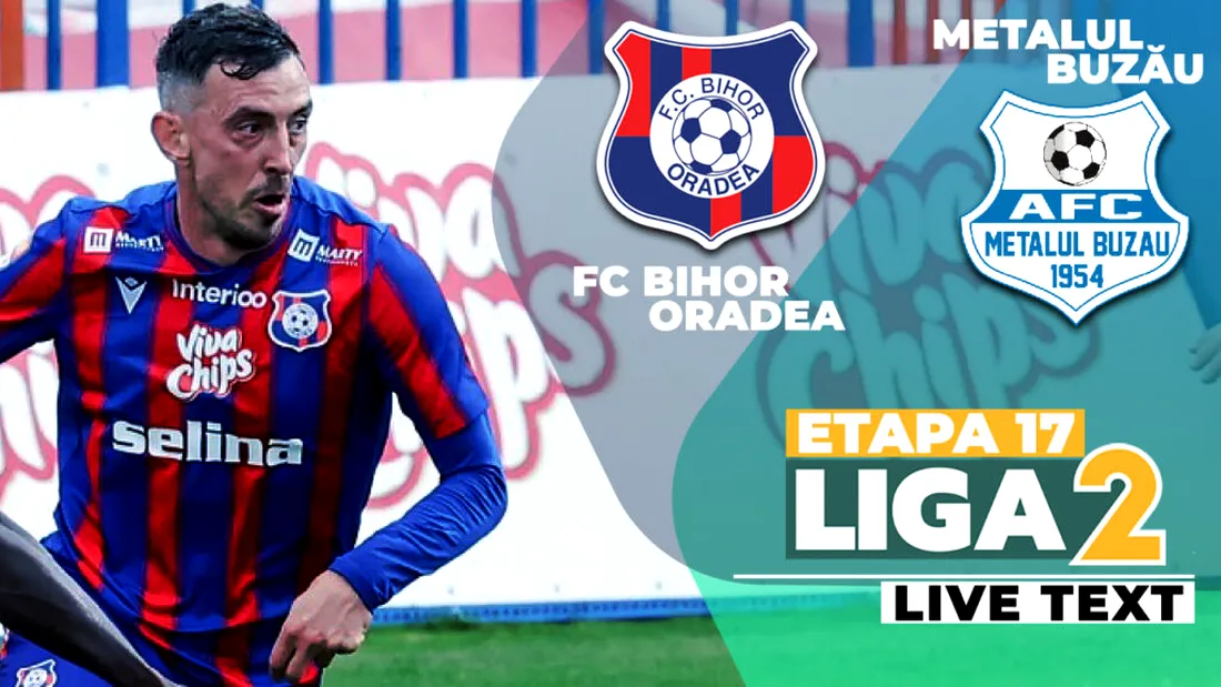 FC Bihor câștigă pe final cu Metalul și termină anul pe podiumul Ligii 2. Buzoienii dau unul dintre liderii clasamentului golgheterilor și continuă să spere la play-off