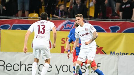 Louis Munteanu a vrut să se bată cu Valentin Crețu. Înjurături şi amenințări, pe teren, la cea mai încinsă fază din FCSB - CFR Cluj 3-2