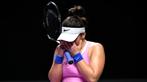 Bianca Andreescu, mărturisire tulburătoare înainte de Australian Open: „Stăteam în pat și plângeam”