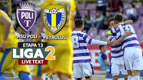 ASU Poli câștigă derby-ul cu Petrolul, la primul meci cu Dan Alexa antrenor, și urcă pe locul 2 în Liga 2, la un punct de liderul ”FC U” Craiova. Plazonja, omul partidei
