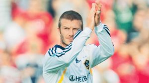Beckham, "îngropat" în bani