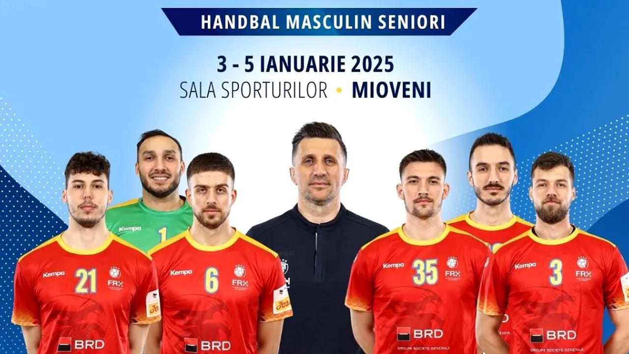 Începe vineri! Cine transmite la TV Trofeul Carpați la handbal masculin. Programul meciurilor de la Mioveni. VIDEO