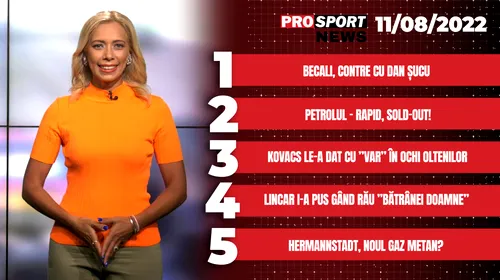 ProSport News | Gigi Becali, scandal cu Dan Șucu de la transferurile lui Darius Olaru și Florinel Coman! Cele mai importante știri ale zilei | VIDEO