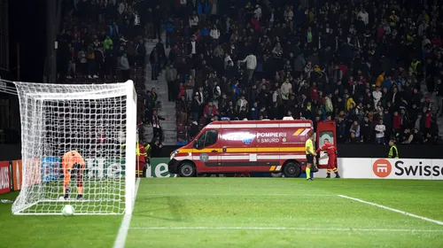 Momente de panică la CFR Cluj – Slavia Praga! Un suporter a suferit un stop cardio-respirator și a fost salvat de spectatori și de medici