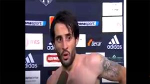 VIDEO | Discursul cu lacrimi în ochi susținut de un jucător de la Partizan: "Am jucat pentru familiile celor care au murit în Războiul Croat de Independență"