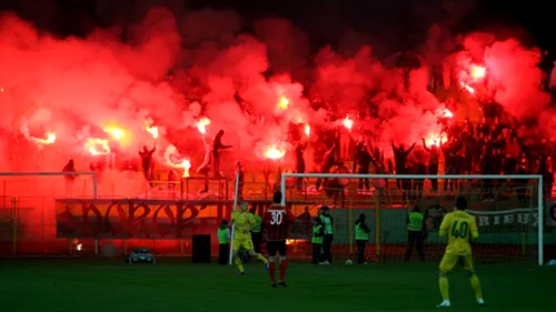 Fanii Vasluiului au fost interziși pe Arena Națională la meciul cu Steaua!** Care a fost motivul și unde au văzut până la urmă partida