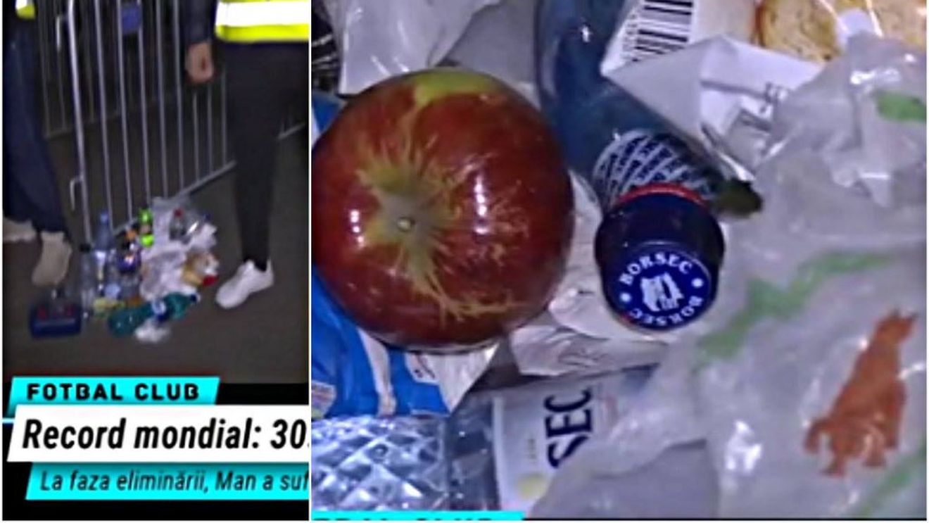 FOTO | Incredibil! Stewardzii au confiscat mere și pungi cu Bake Rolls de la copiii care au venit pe Arena Națională, la România - Norvegia! Bonus: o caserolă cu Spiderman :)