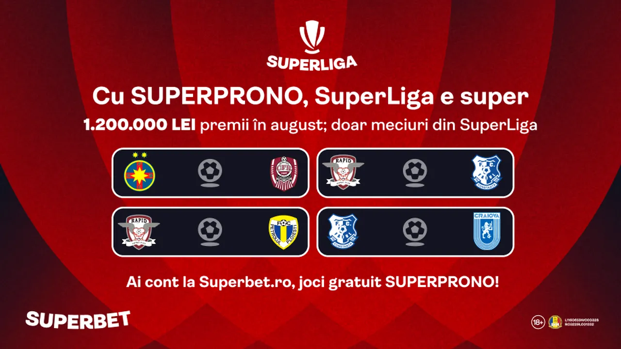 Cu SUPERPRONO, SuperLiga e super