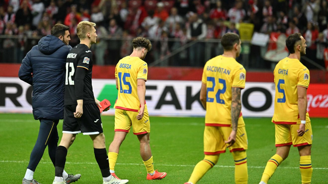 Presa din Polonia, necruțătoare după 6-0: „România, în genunchi! Demolată!”