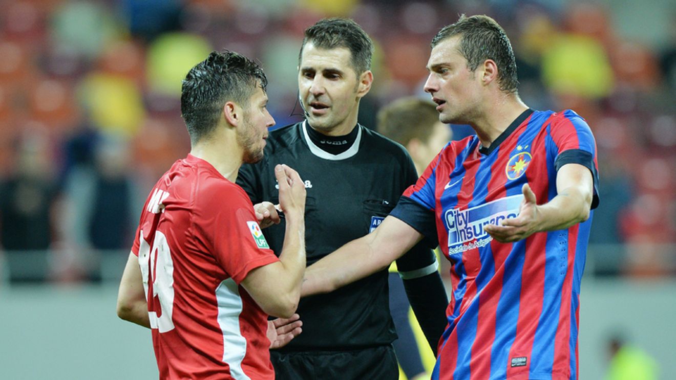 ANALIZĂ‚ | Erorile de arbitraj de la meciul FCSB - Oțelul au ținut capul de afiș al etapei a 27-a. Steliștii au solicitat 6 lovituri de la 11 metri! Vezi câte ar fi meritat de fapt