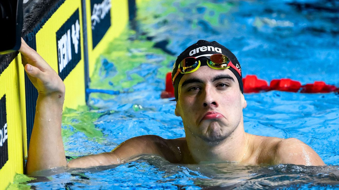 Italianul zburător D’Ambrosio e noua amenințare pentru David Popovici! A fost aproape să-i doboare recordul