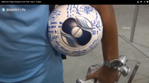Thiago pleacă de la Barcelona? Mesajul ascuns de pe mingea finalei CE U21