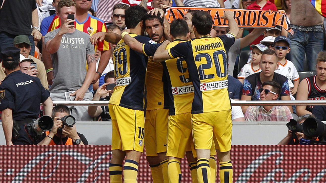 Lideri și după etapa 35. Atletico a învins Valencia și rămâne pe primul loc în la Liga