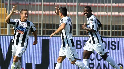 Torje: „Am jucat excelent tactic!”** Prima reacție, după ce Udinese a ajuns pe 2 în Serie A