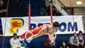 Cu tolba goală! Lotul masculin de gimnastică se întoarce fără medalii de la Campionatele Europene. Andrei Muntean s-a clasat pe ultimul loc în finală la inele