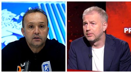 Edi Iordănescu şi Cornel Papură, marea împăcare! Ce şi-au spus cei doi antrenori la derby-ul CFR - Craiova