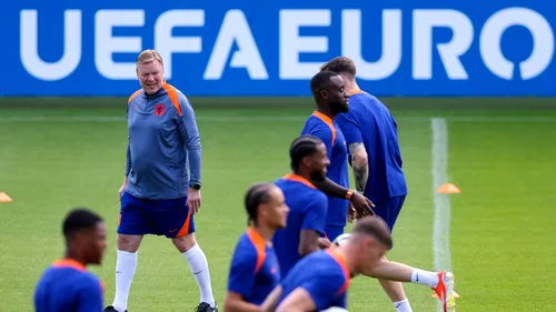 Veste proastă pentru Edi Iordănescu înainte de România - Olanda! Ce s-a întâmplat la antrenamentul lui Ronald Koeman