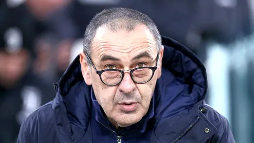 Maurizio Sarri s-a enervat teribil după Lazio - CFR Cluj: „Este inapt!”