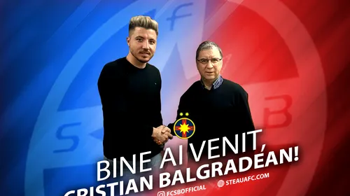 OFICIAL | FCSB și-a rezolvat cea mai mare problemă din echipă! Bălgrădean a semnat până în 2020: „Vreau să ajut echipa să câștige cât mai multe trofee”. Ce număr va purta fostul dinamovist