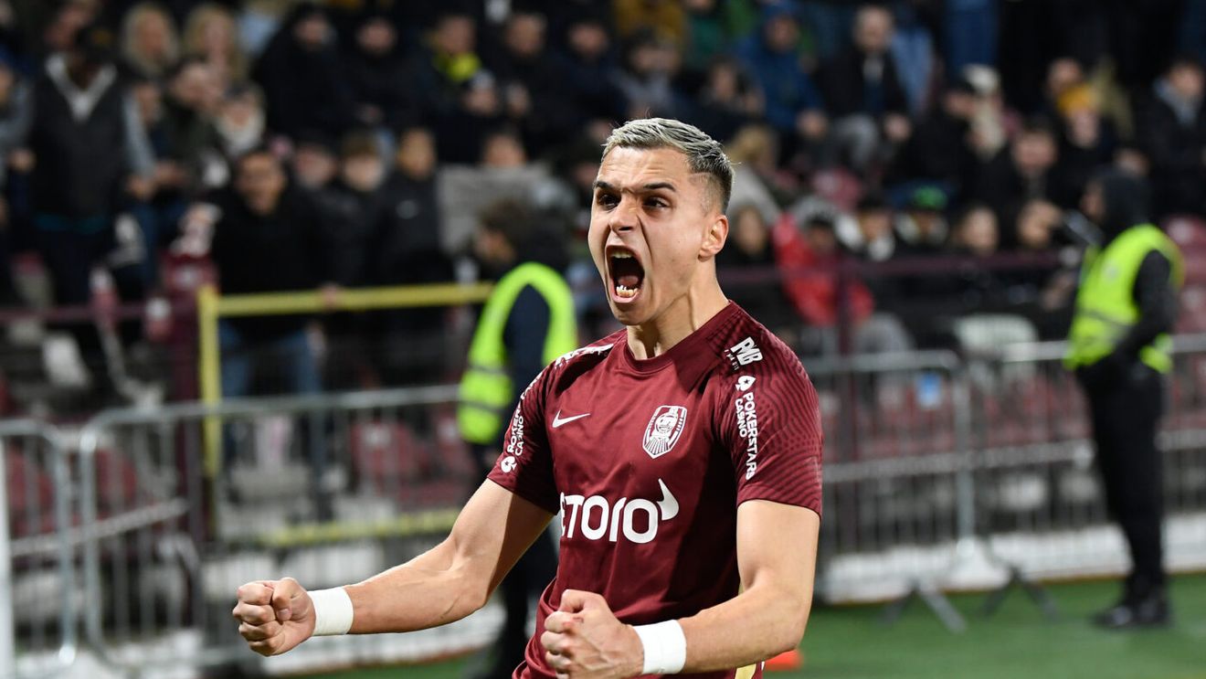 Cristi Manea, gesturi provocatoare în fața galeriei lui U Cluj! Fundașul lui CFR Cluj a scăpat nesancționat: „Se impunea cartonașul galben”