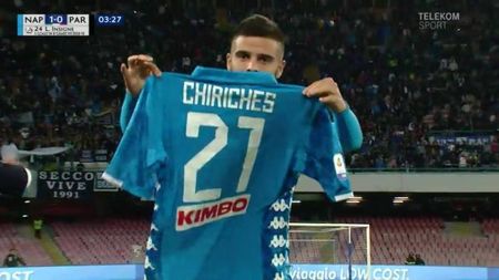 Răspunsul lui Chiricheș pentru gestul lui Insigne nu a întârziat să apară: "Mulțumesc, băieți!"