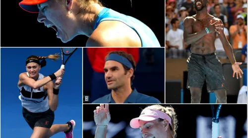 Roger Federer, învins în optimi de noul puști-minune al circuitului! Cilic e OUT și el. „Masha”, pe ‘fărASHleigh’: Barty, victorie EPICĂ‚ la Șarapova. Kerber, KO în 56 minute. Kvitova, zid în fața Anisimovei. Ziua a 7-a de Australian Open, în 6 repere