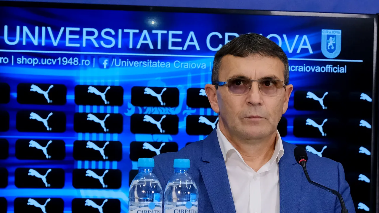 Eugen Neagoe, interzis pe banca Universității Craiova la meciul cu FC Botoșani! Ce se întâmplă cu antrenorul oltenilor