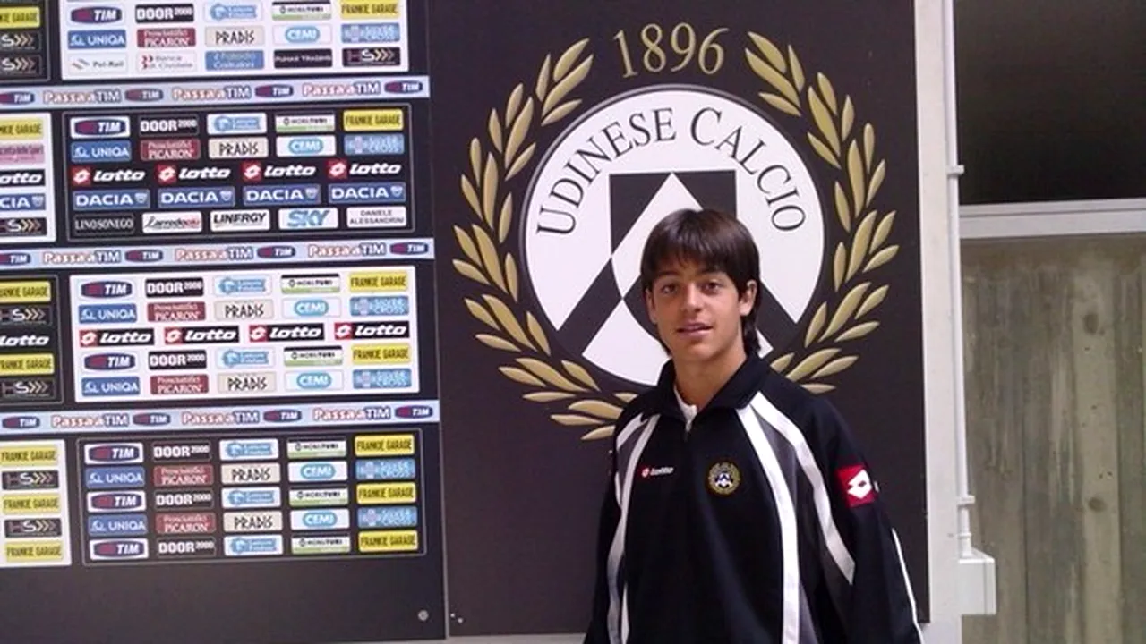 Țîră a fost titular la echipa de tineret a lui Lazio în meciul cu Dinamo