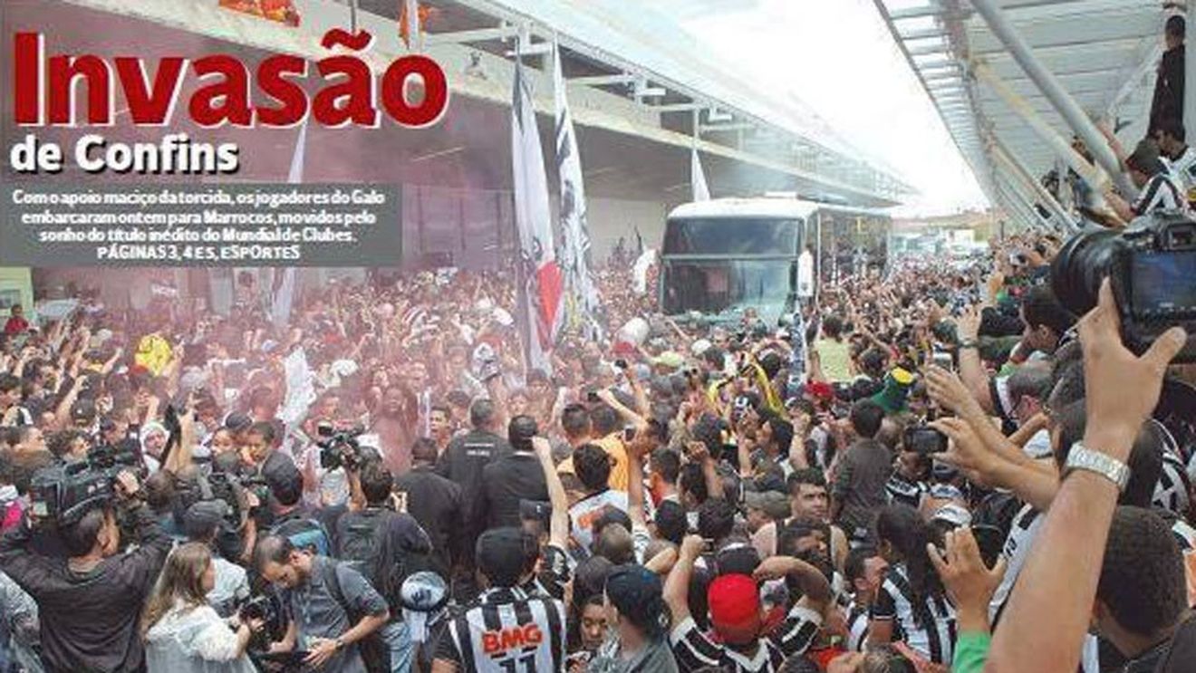 Entuziasm fără margini la plecarea lui Atletico Mineiro la CM al cluburilor! Mii de oameni au blocat aeroportul, peste 5.000 vor fi în Maroc