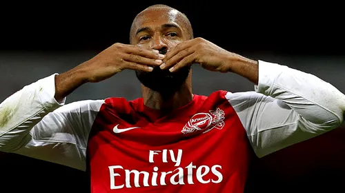 Legenda Thierry Henry își încheie aventura la Arsenal pe 16 februarie!** „Tunarii” nu-i prelungesc împrumutul