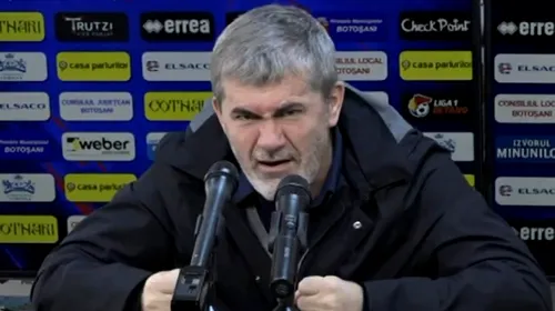 Valeriu Iftime a criticat arbitrajul de la Clinceni – FC Botoșani, în stilul caracteristic: „Centralul l-a ascultat pe sărăntocul de la tușă”