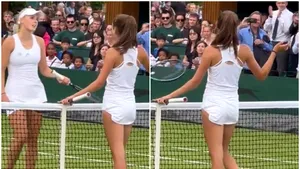Mici și rele! Scântei între două junioare de la Wimbledon, după ce una dintre ele a refuzat strângerea de mână la fileu | VIDEO