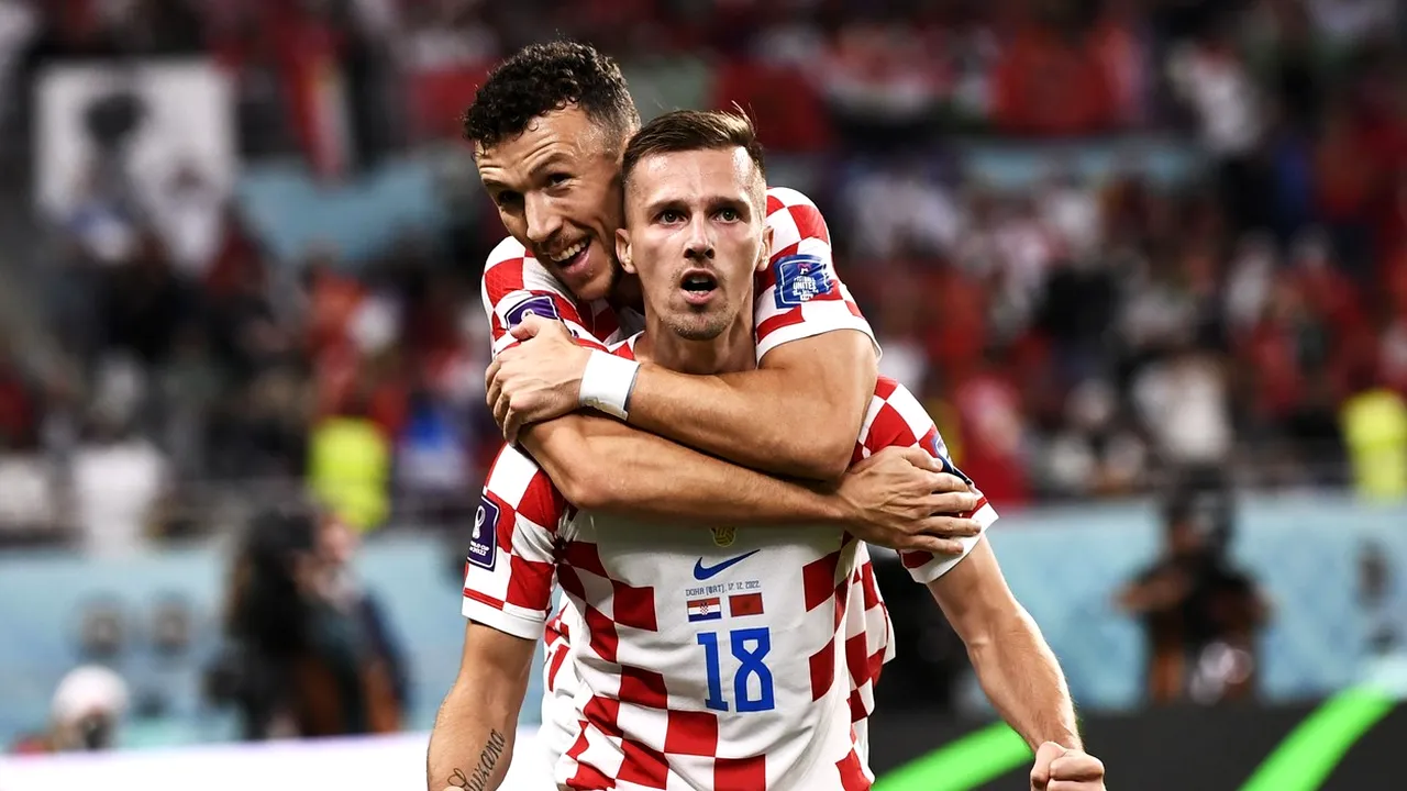 Mislav Orsic, reușită senzațională pentru Croația în finala mică a Campionatului Mondial. Bono, portarul Marocului, a fost doar spectator la șutul reușit de atacant | VIDEO