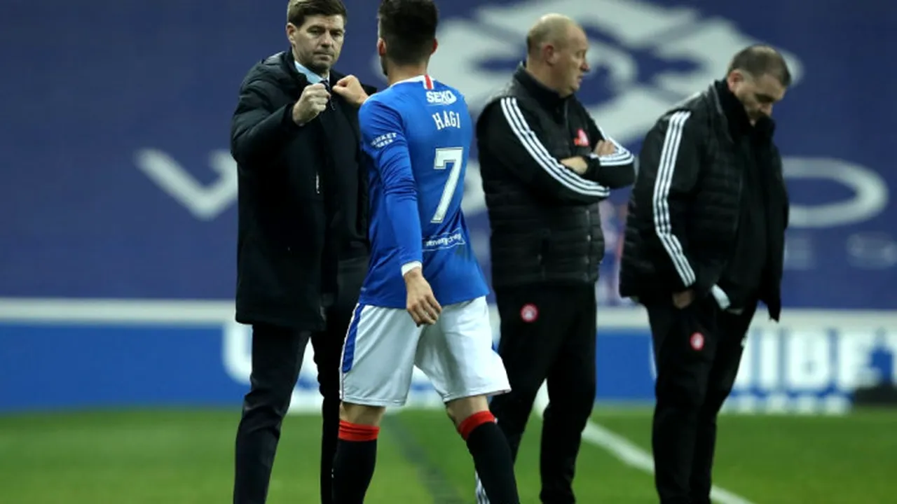 Ianis Hagi și-a împlinit un vis! Românul, mesaj pentru Steven Gerrard după ce a fost decisiv pentru Rangers | FOTO&VIDEO